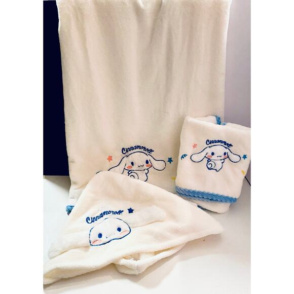 Cinnamoroll Towels and Head Wrap Set - Picture 7 of 7